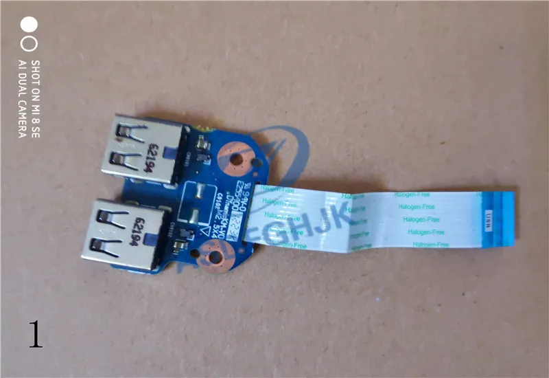 

original FOR HP 255 2000 2000-2A 2000-2A10N Dual USB Port Jack Board w Cable 6050A2493701 689687-001 100% Test ok