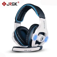 Sades SA-903 7.1 Surround Sound Channel USB Gaming Headset Wired Headphone with Mic Volume Control Noise Cancelling Mic Earphone