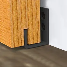 Регулируемые раздвижные напольная направляющая клип barn дверь клип оборудования с винтами подходит для двери сарая s предотвратить дверь от распашного