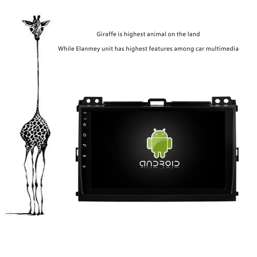 

Deluxe Edition Car Android 9.0 Player for Toyota PRADO LC 120 2009 tape recorder 4G Lite sim card Bluetooth GPS Radio Head Unit