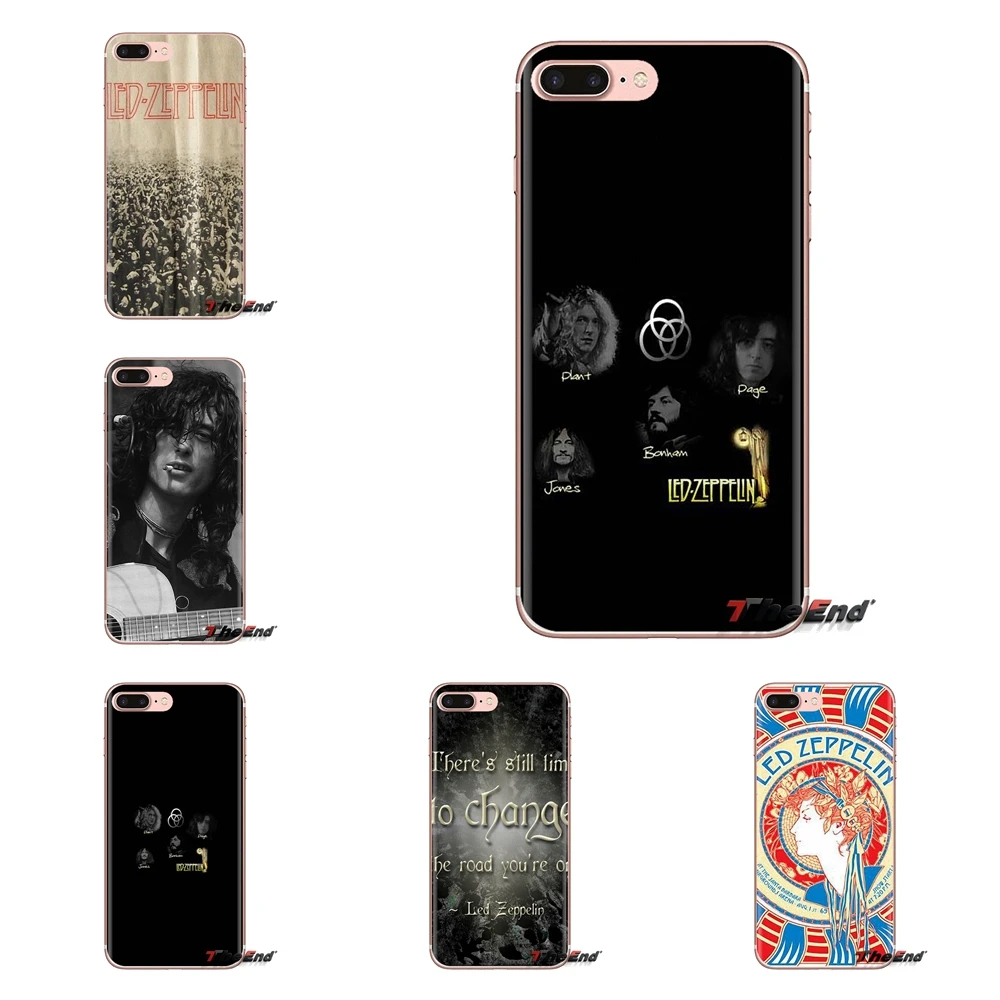 

For Xiaomi Redmi 4A S2 Note 3 3S 4 4X 5 Plus 6 7 6A Pro Pocophone F1 Legend Led Zeppelin School Of Soft Transparent Cases Covers