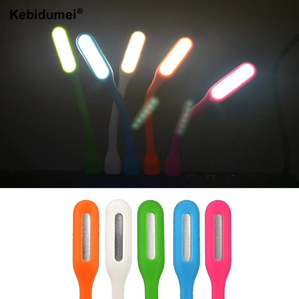 

Kebidumei 2017 New USB LED Light Mini Portable 5V 1.2W LED Lamp For Xiaomi Power bank comupter Notebook USB table lights Gadget