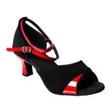 MoveFun/Высокое качество QiaQia/бальные/латинские туфли новые женские туфли из искусственной кожи/атласные туфли для танцев Сандалии для женщин танцевальная обувь 22-25cm-72