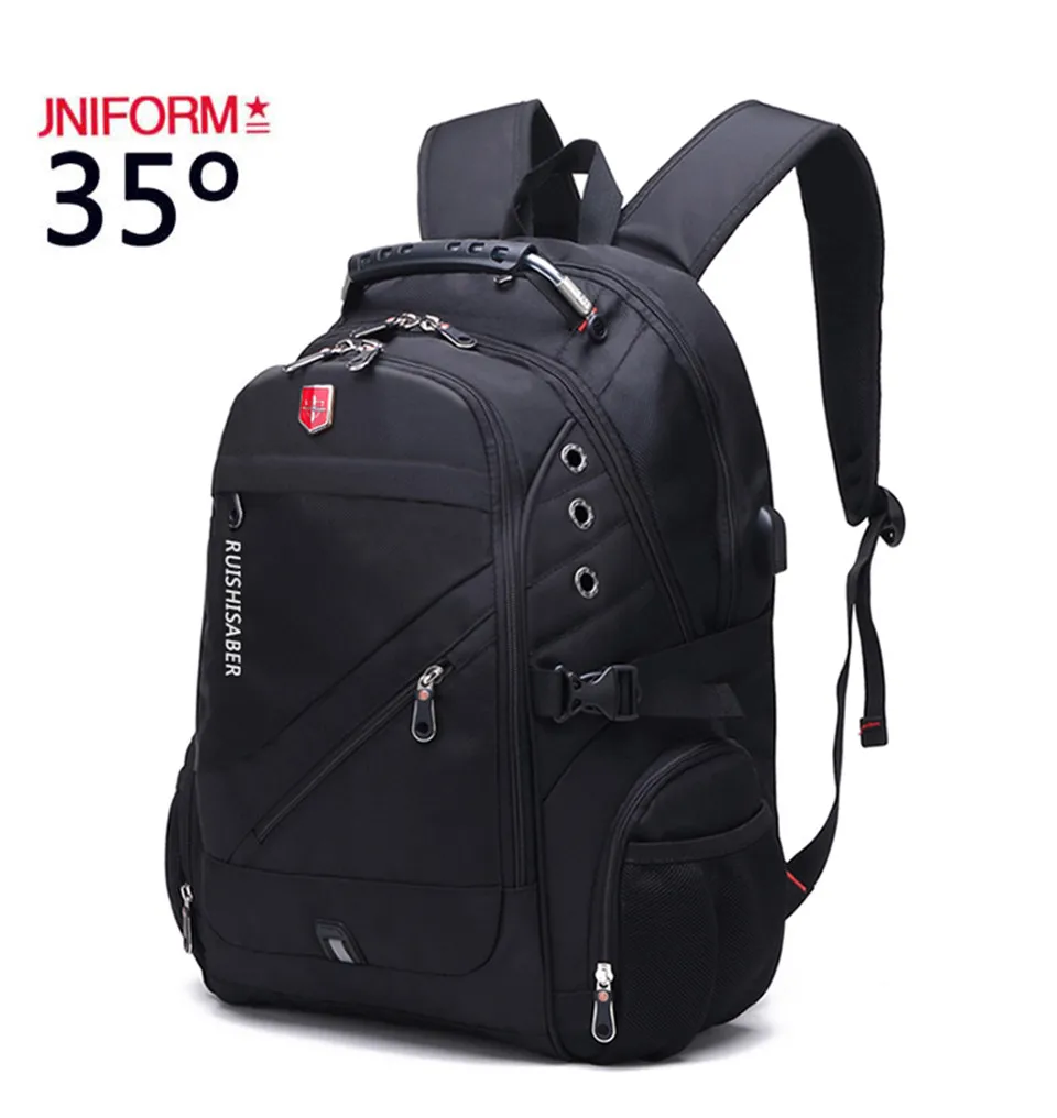 Brand Waterproof 17inch Laptop Backpack Men Backpacks for Teenage Girls Swiss Travel Backpack Women Male School Bag Mochila