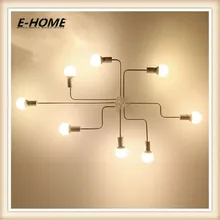 4/6/8 head modern minimalist creative personality circular living room lights led ceiling lighting
