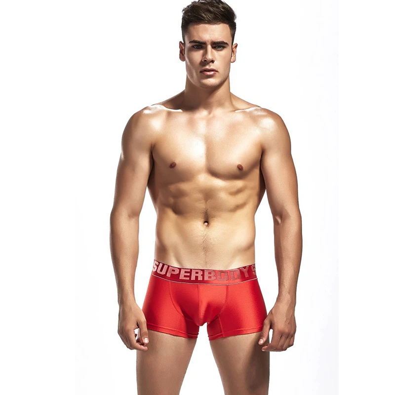 Для Мужчин's нижнее белье мужские боксеры нейлон Сияющий cueca masculina мужчин боксер U выпуклые calzoncillo hombre Мужское нижнее белье боксеры bielizna