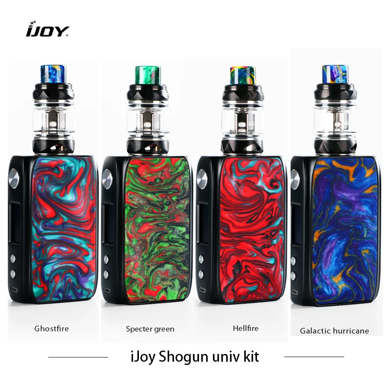 

Electronic Hookah iJoy Shogun Univ 180W Kit Dual 18650 Box Mod E-Cigarette with Katana Subohm Tank VS VOOPOO DRAG 2 E Cigarette