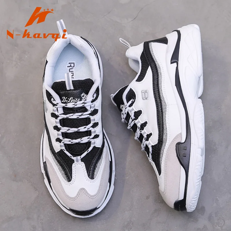 

NKAVQI Women Mesh Sneakers Women Casual Fashion Shoes 5 CM Thick Bottom Womens Platform Shoes Zapatos De Mujer 2019 New Summer