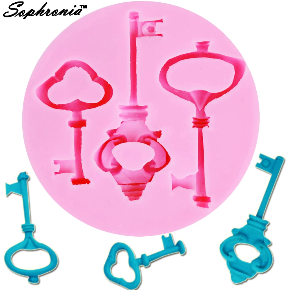 

Sophronia M187 Keys Silicone Mold Cake Decorating Tools Fimo Resin Polymer Clay Tools Candy Sugarcraft Moulds