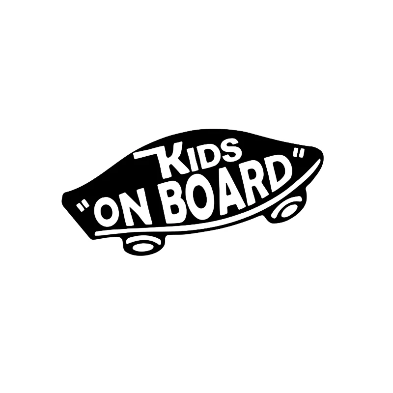 bloed onthouden Honger internal 'kids On Board' Baby On Board Vans Off The Wall Baby Skateboard  Funny Car Sticker For Window " - Car Stickers - AliExpress