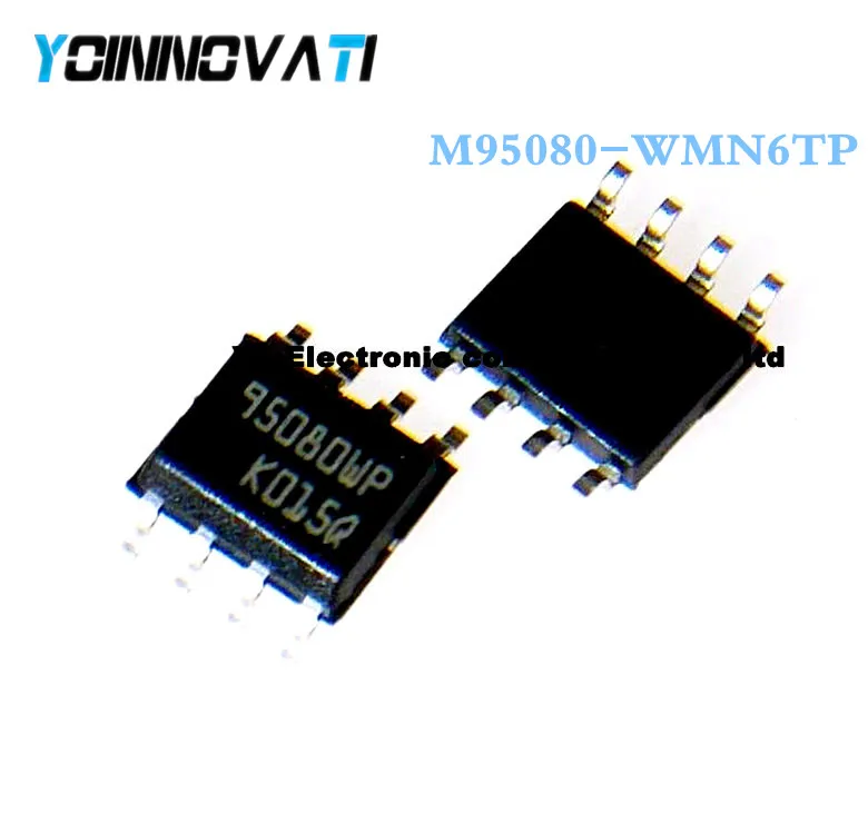 50 шт./лот M95080-WMN6TP 95080WP 95080 EEPROM 8 кбит 10 МГц SOP8 IC лучшее качество | Электронные
