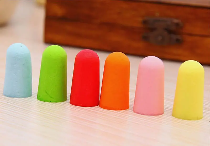 

6/10/20/50Pairs Hot Soft Foam Ear Plugs Travel Sleep Noise Prevention Earplugs Noise Reduction For Travel Sleep