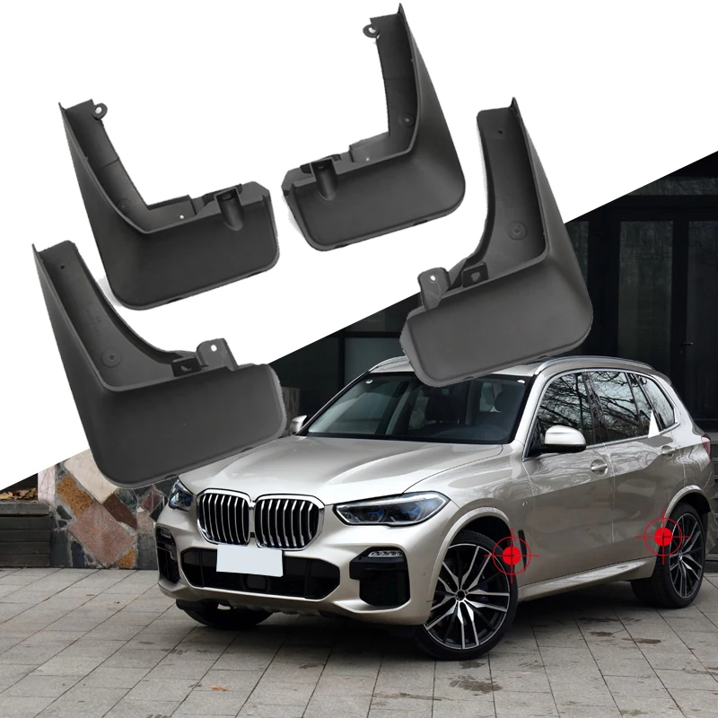 4 шт. пластиковые Брызговики для BMW X5 G05 M Sport 2019 2020 2021 | Автомобили и мотоциклы