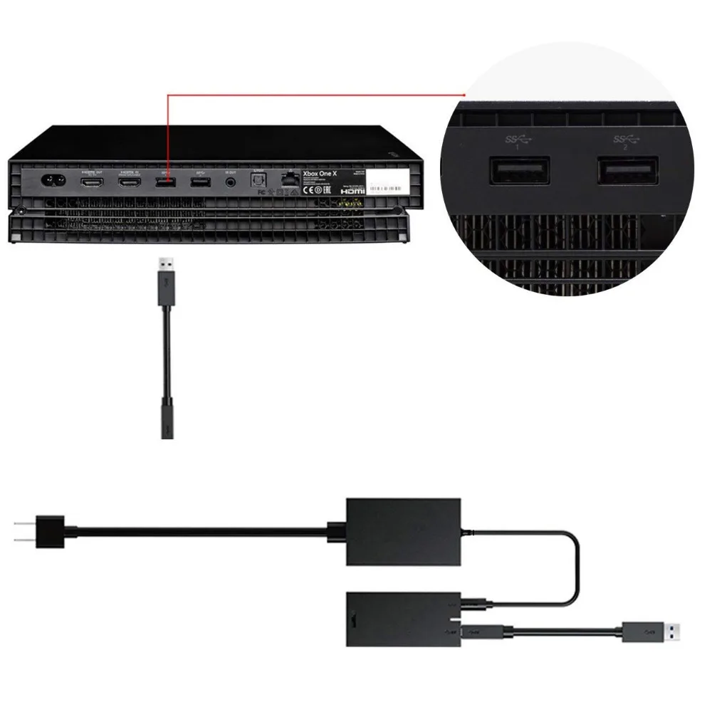 Новая версия USB 3,0 адаптер для xbox One S SLIM/ONE X Kinect адаптер блок питания Kinect 2,0 Датчик для Windows 10