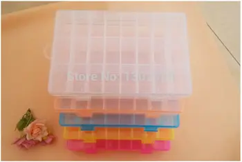 

High Quality Embroidery Cross Stitch Tool Detachable 24 Compartments Organizer Box / Thread Floss Bobbin Box