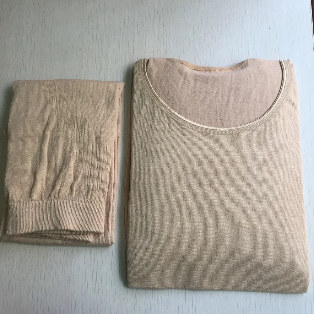 Thermal Underwear Women 2018 Hot Sale Winter Nude Flesh Skin Black Red Long Johns Underwears Top Pants B-003 Thermal Underwear Women 2018 Hot Sale Winter Nude Flesh Skin Black Red Long Johns Underwears Top Pants B-003