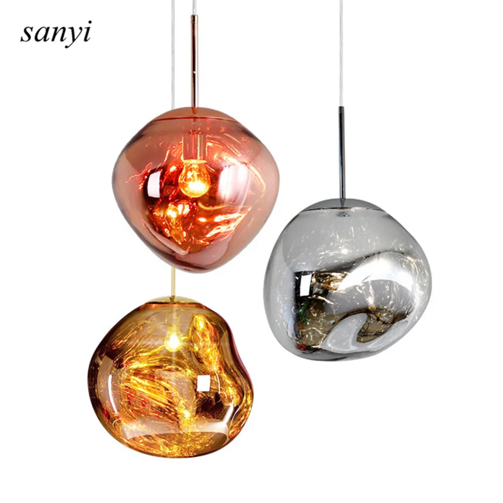 

Nodic Modern LED Glass Lava Pendant Lamp LED Glass Ball Pendant Lights Suspension Luminaria Hang Lamp Lustres Pendentes Lighting