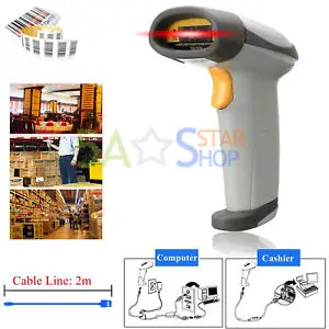 

G601 Direct Factory USB Handheld Long Scan, Portable Laser Barcode Scanner Handheld Bar Code Reader Long Scan USB