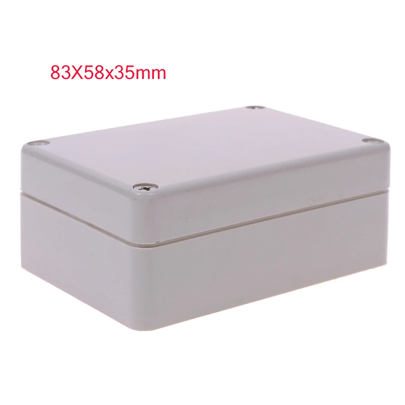 1PC Newly 83x58x33mm Clear Cover Electronic Plastic Box Waterproof Electrical Junction Case For Electronic Projects Box#64195