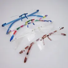 TR90 светильник, гибкая оправа для очков без оправы, леопардовые прозрачные очки для чтения+ 1,0+ 1,50+ 2,0+ 2,50