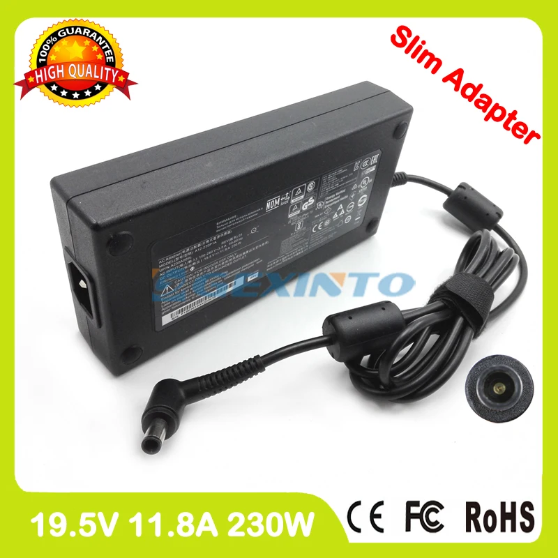 

Slim ac power adapter 19.5V 11.8A 230W laptop charger for Asus ROG G701VO G750JH G750JY G750JZ G751JT G751JY G752VS G752VSK