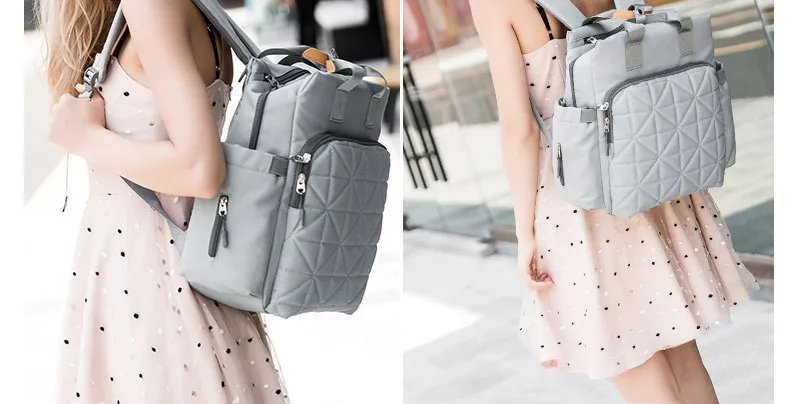 Fashion Mummy Maternity Diaper Bag Large Nursing Bag Travel Backpack Designer Stroller Baby Bag Baby Care Nappy Backpack_29