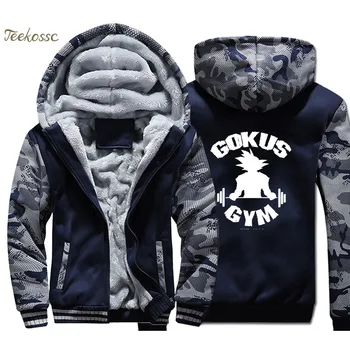 

Anime Dragon Ball Hoodie Men Super Hooded Sweatshirt Coat 2020 Winter Fleece Thick Fitness Workout Jacket Gyms-Clothing
