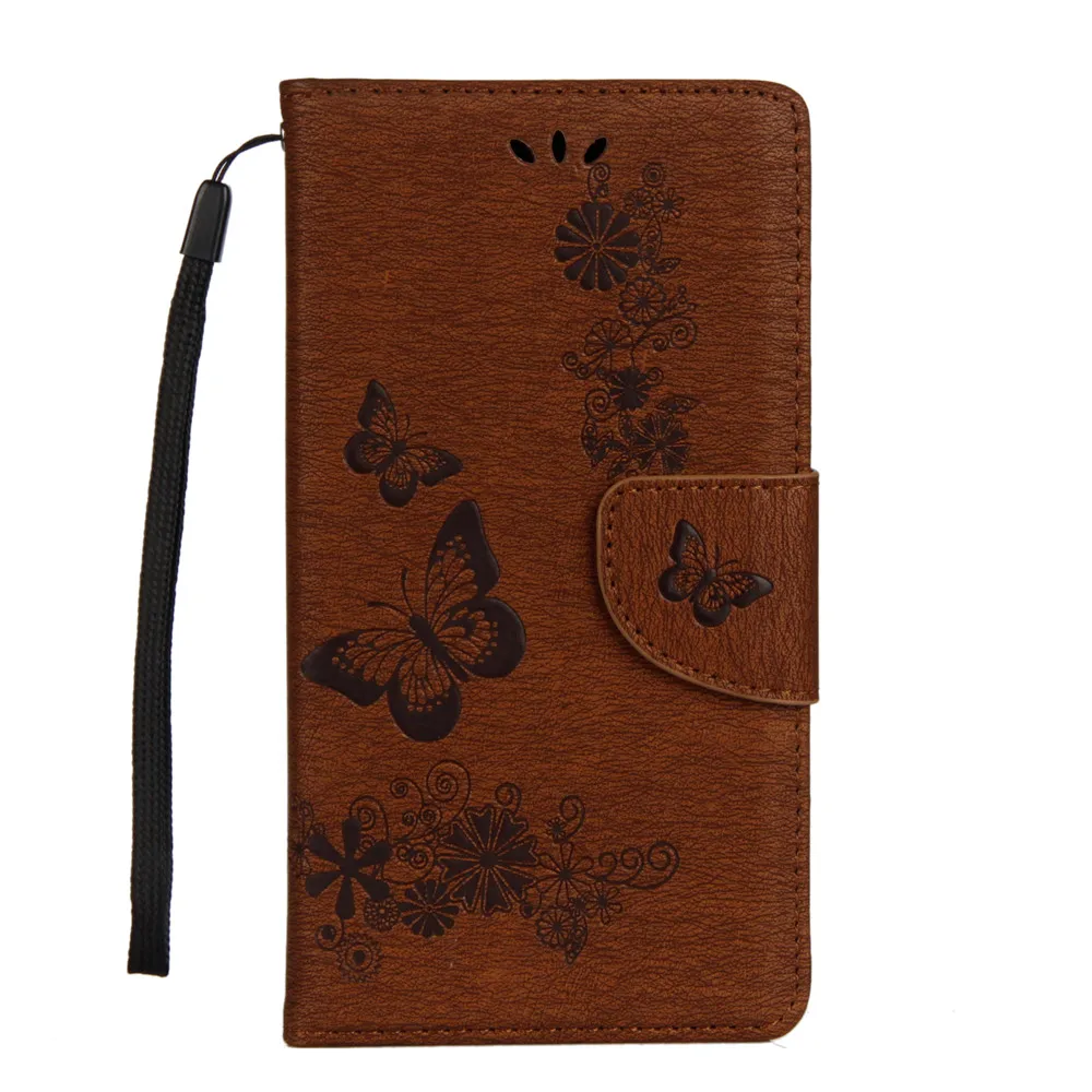

For Sony Xperia L1 G3311 Case Leather PU Flip Cover Embossing Flower Butterfly Wallet Book Holster For Sony L1 L 1 Phone Case