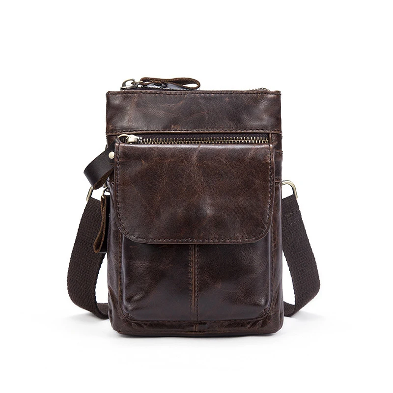 

New Business handbag Men Genuine Leather Bag Natural Cowskin Men Messenger Bags Vintage Men's Cowhide Shoulder Crossbody Bag