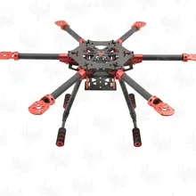 «Сделай сам» с антенной FPV RC дроны 6-Axis HF 600/750 мм складной зонтик защитит вас с рамкой из углеродного волокна и посадочная площадка для gimbal 600/750 колесная база