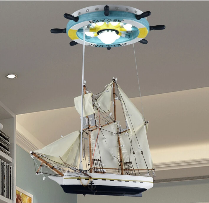 Free Shipping Children Boat Pendant Lamp Modern Rubber Design Free Shipping Children Boat Pendant Lamp Modern Rubber Design Lights Fixture Kids Bed Room Lighting In From