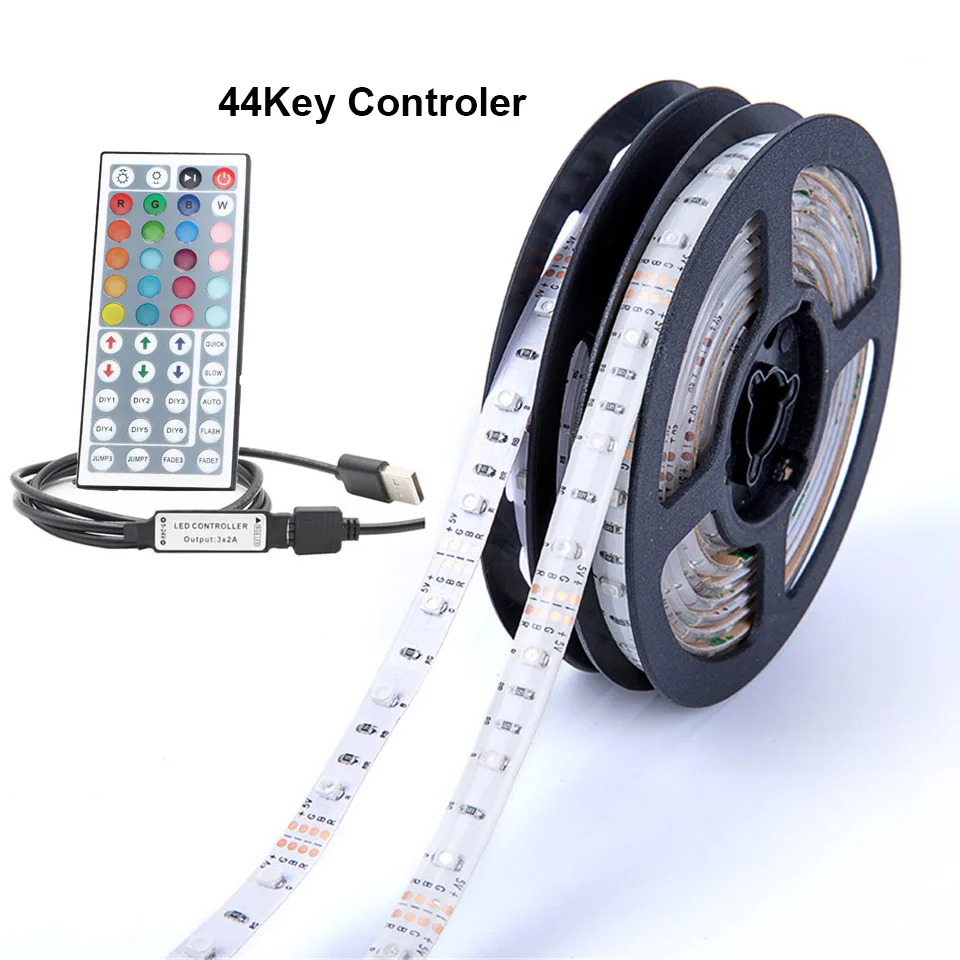 5v usb 3528 warmwhite cool white rgb led strip123