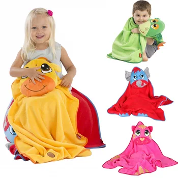 

3D Baby Blankets Neonatal Hold animal Blanket Swaddling For Toddlers Infant Square For Newborns Bathrobe Towel