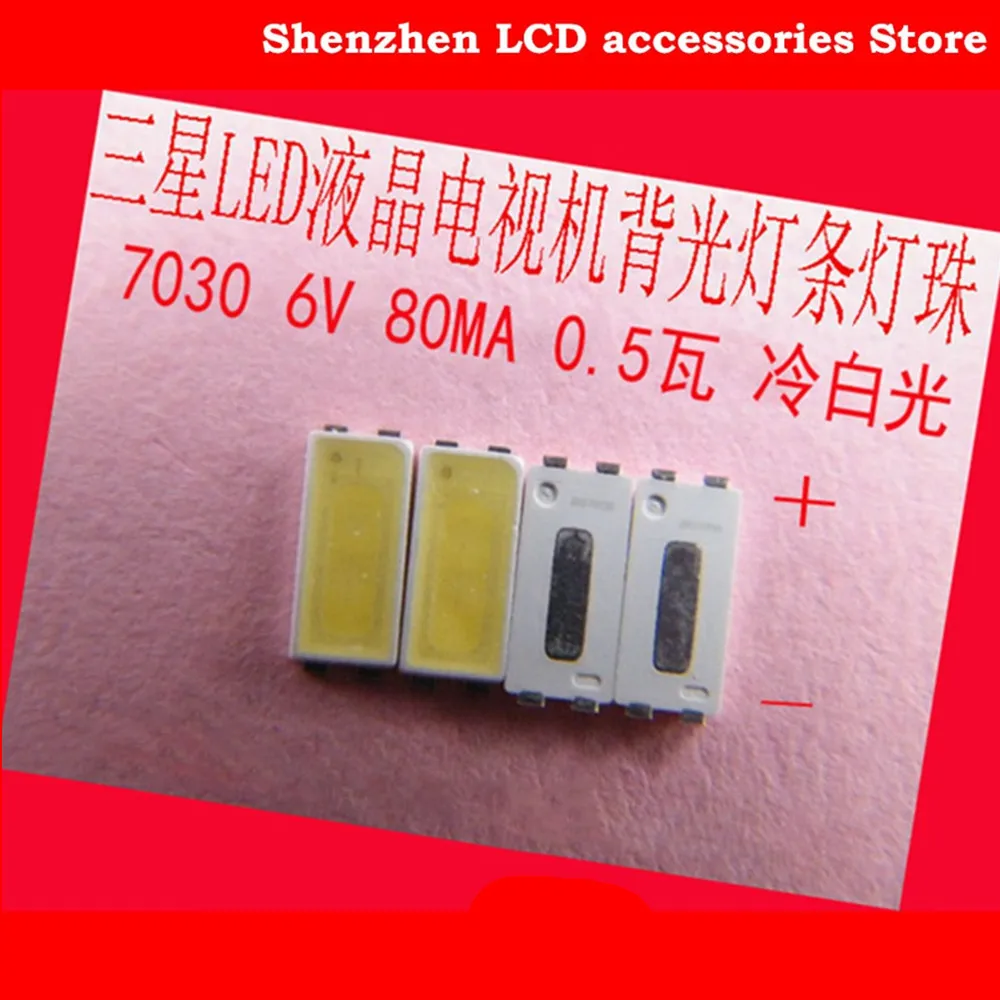 Для Samsung repair tcl LED LCD TV подсветка лампы полосы света с световой панелью 7030 6V SMD