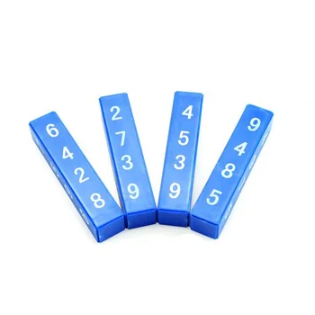 

Free shipping 5 pcs Domino's magic number amazingly calculate the numbers close up magic magic tricks magic props