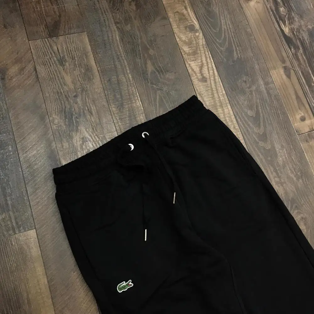 Lacostelegend Mens Pants Soft Solid GYM Training Pants Sports Running Hiking Tennis Jogging Sweatpants pantalon deportivo hombre