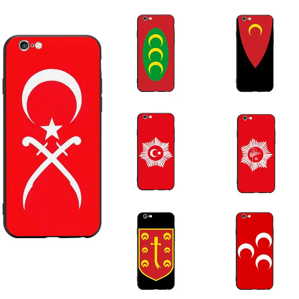 

Turkey Turkish Ottoman Empire Red Flag Theme TPU Phone Cases Cover Personalized Photo Image For iPhone 678 S XR X Plus