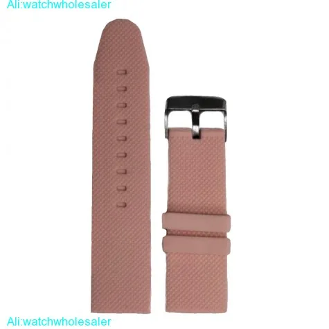 26mm Opera Mauve Color Silicone Jelly Rubber Lady Watch Band Straps WB1063M26JB