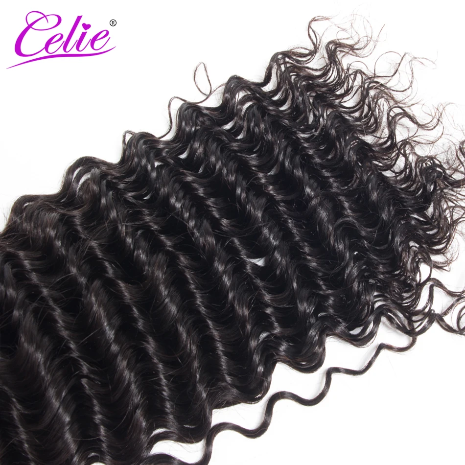 Human Hair Extensions Peruvian Deep Wave 4 Bundles