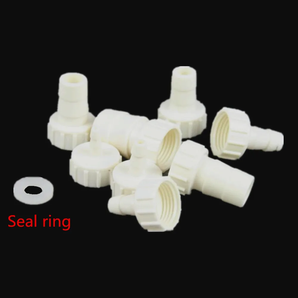 

G1/2" Internal thread pagoda Plastic hose connector Micro irrigation Aquarium System Parts Air pump Connector With Sealing Ring
