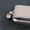UPORS Portable 6OZ Pocket Hip Flask With Screw Cover Stainless Steel Mirror Face Liquor Bottle Mini Flask For Alcohol ► Photo 2/6