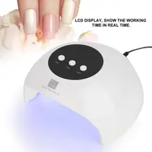 36 Вт умный УФ светодиодный светильник Сушилка для ногтей с двойным источником света лак лампа маникюр машина a