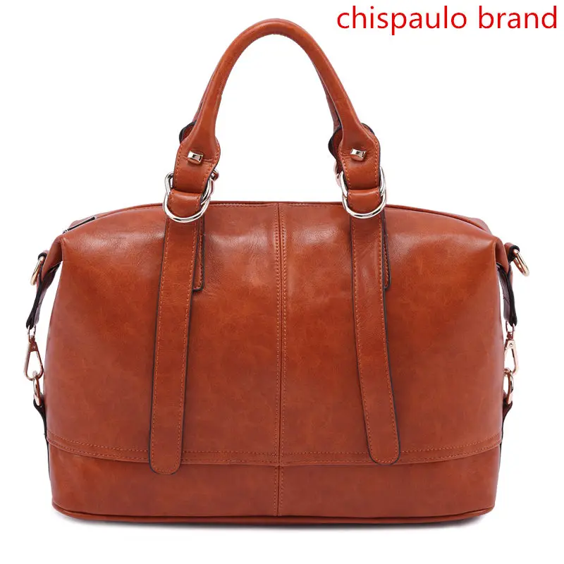 

CHISPAULO brand Retro handbag messenger bag New 2018 women leather shoulder bag free shipping