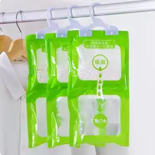 Шкаф висит анти влаги Deodorizin осушения белый осушителя сумки зеленый гигроскопичен 3 шт
