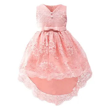 

Baby Girl Clothes Flower Kids Girls Lace Dresses Ball Gown Princess Wedding Party Chirstmas & New Year Costume 3-14 Years