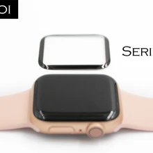 URVOI полная пленка для apple watch series 4 3 2 1 ремешки изогнутый 3D протектор экрана для iWatch крышка мембрана линзы 40 44 мм
