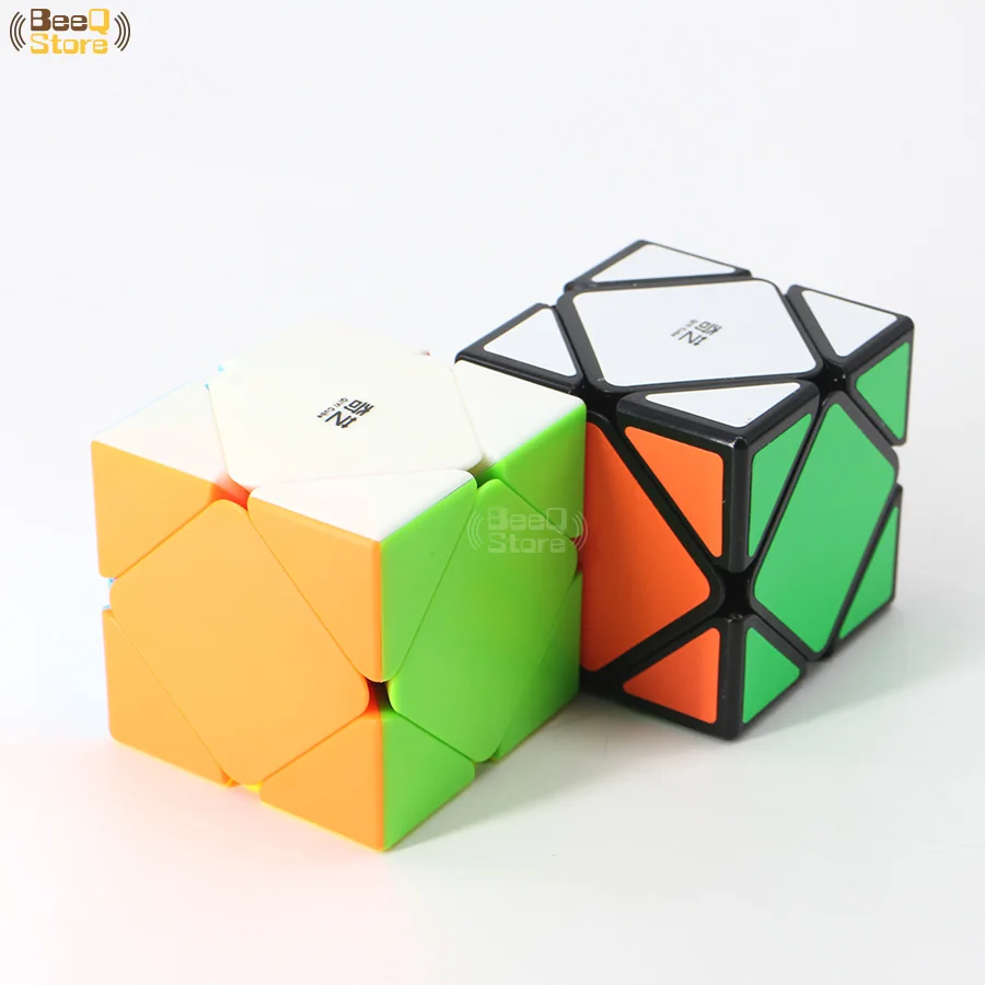 Qiyi Qicheng Skew волшебный куб скорость 3x3x3 Qiyiskewb куб головоломка Magico Cubo черный без наклеек образовательный мозговой Тизер Игрушка