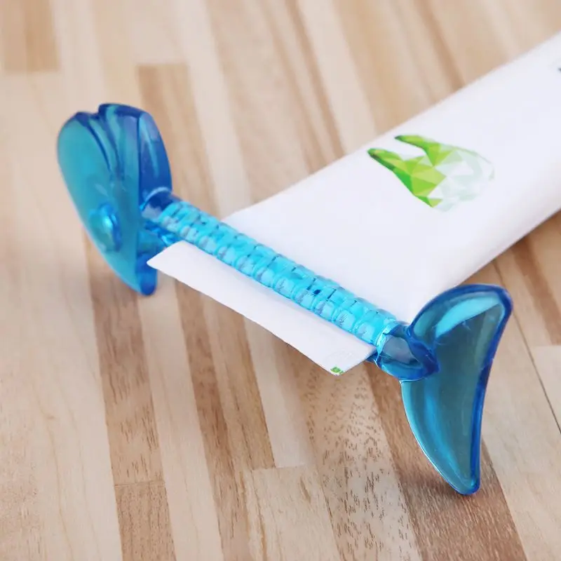 

Creative Fish-Bone-Shape Toothpaste Squeezer Clear Paste Tube Dispenser Snacks Package Clip Cosmetics Cleaser Extruder