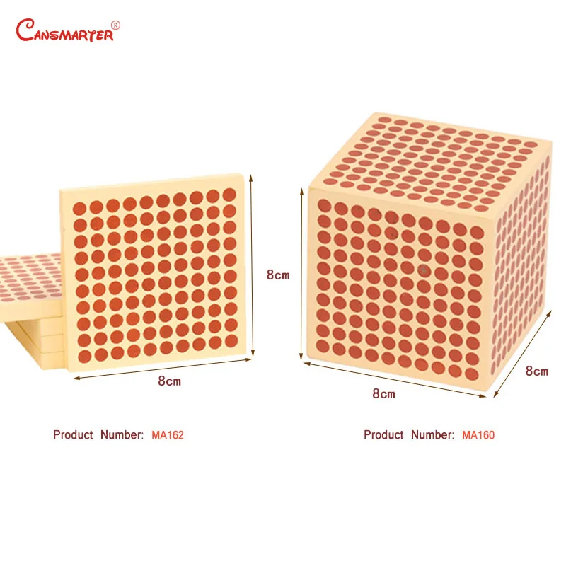 Буковые деревянные квадраты кубики математические игрушки Монтессори образование Обучающие цифры игровые материалы математические игрушки головоломки дошкольные средства