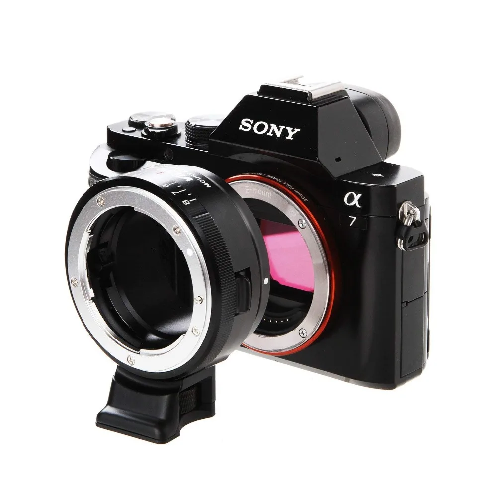 

Viltrox NF-NEX Lens Mount Adapter for Nikon G&D Series Lenses to Sony E Camera A9 Mount Cameras with Manual Aperture Adjustment